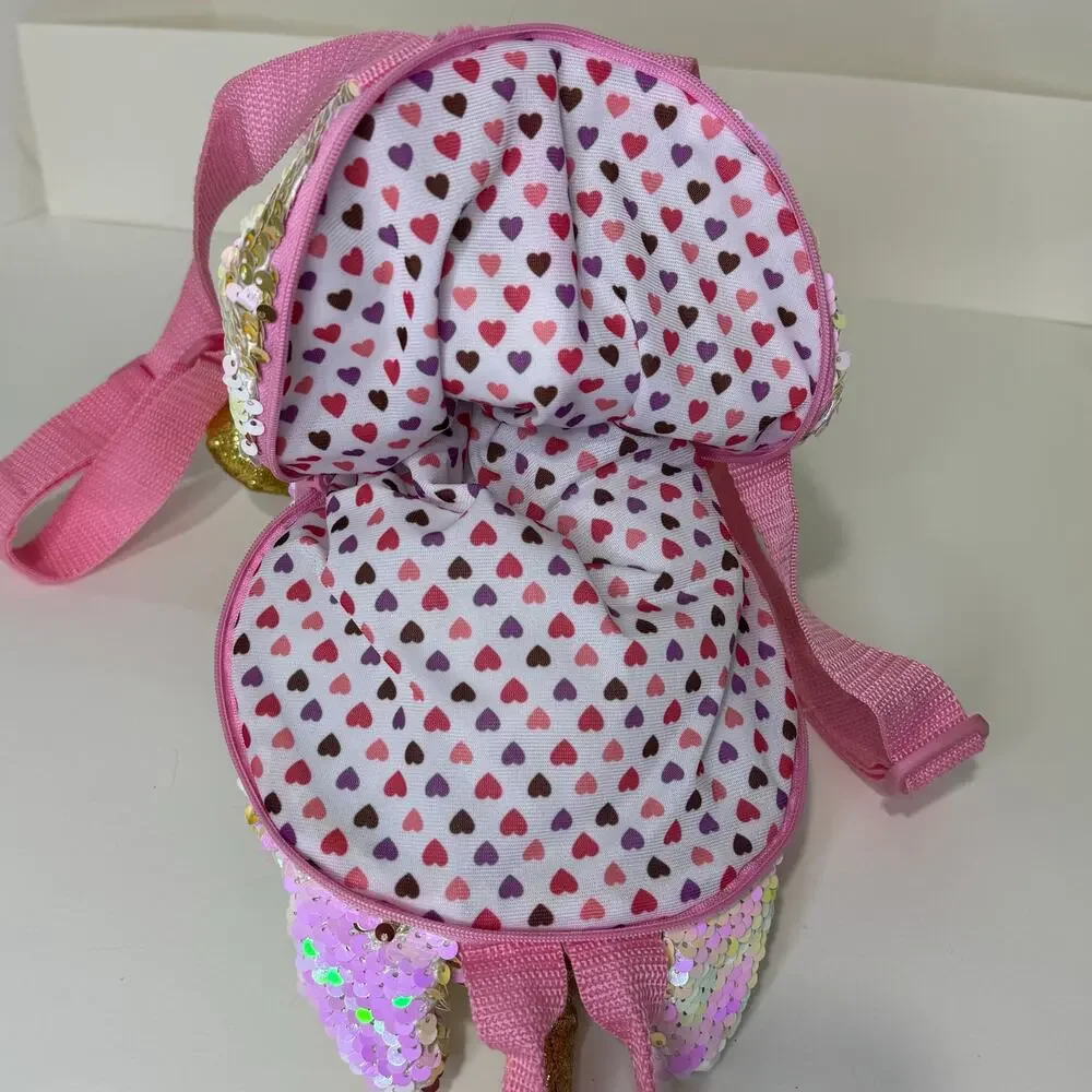 Ty Fantasia Unicorn Flippable Sequin Plush Backpack